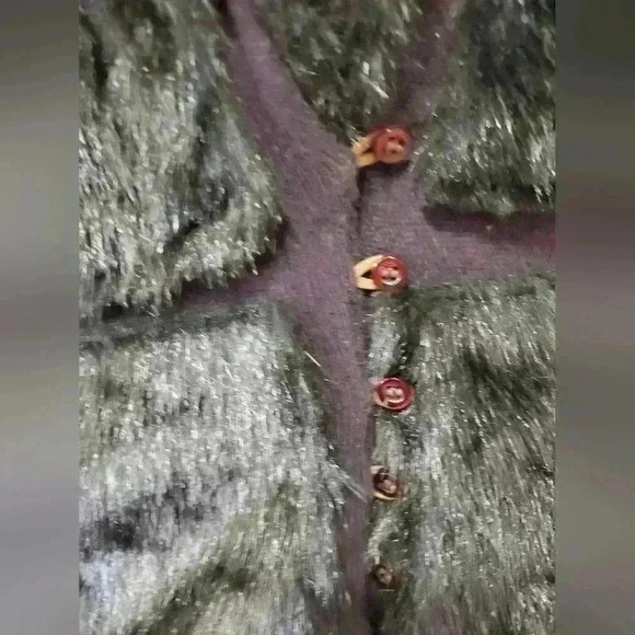 Extra Italia black angora and wool sweater jacket. size small - Picture 4 of 11